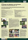 Poster des Teilprojekts Archologie des Mittelalters und der Neuzeit