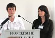 Thomas Tannert und Julia Schindler, Georg-Cantor-Gymnasium, Teilnehmde des Teilprojekts "Soziale Ungleichheit auf kommunaler Ebene"
Foto: B.Willke