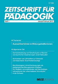Deckblatt ZfPäd