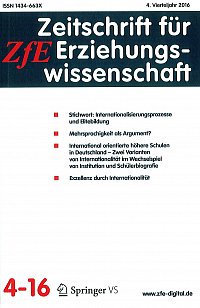 Zeitschrift für Erziehungswissenschaft 4-2016